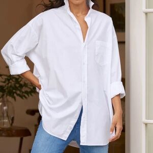 COPY - White Oversized Button Down Shirt